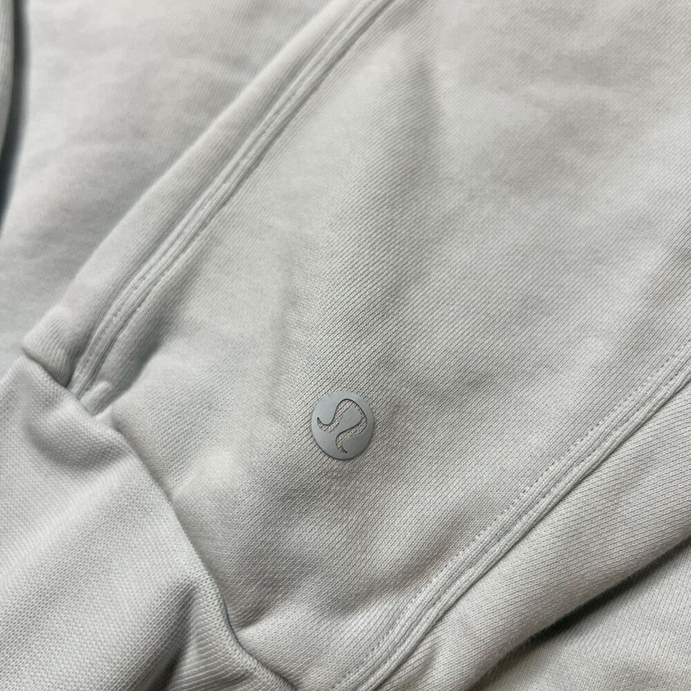 Lululemon French Terry Sweatshirt Men's Large Blue Long Sleeve Half Zip Pullover - Picture 4 of 15